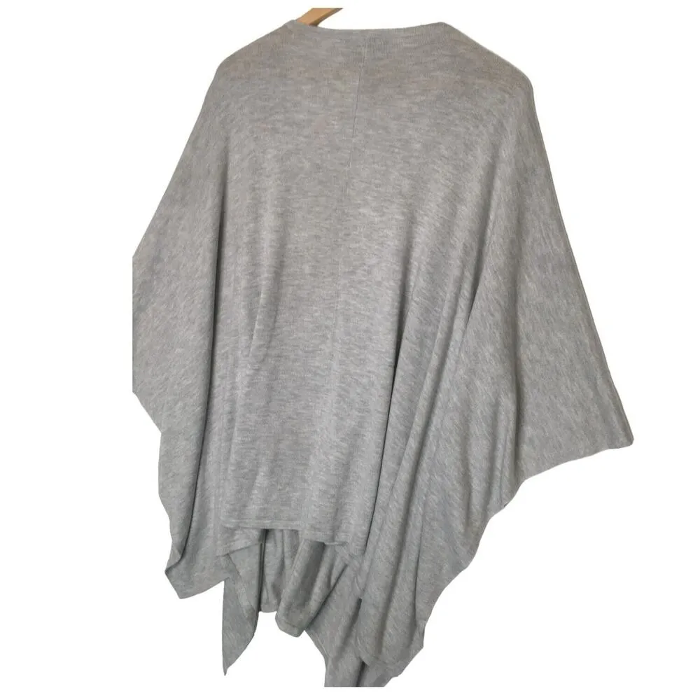 Lane Bryant Sweater Womens One Size Knit Shrug Asymmetric Open Front Gray - Image 9