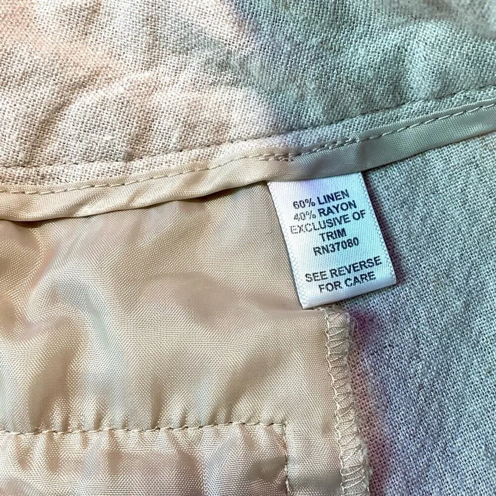 Cato Linen Blend Pants - Image 3