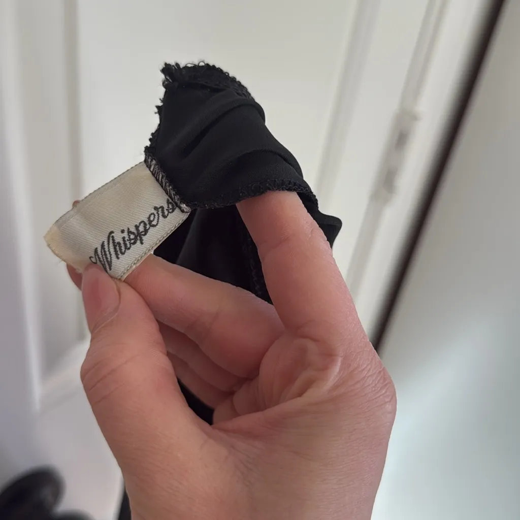 Vintage lace trim slip skirt Black Size M - Image 7