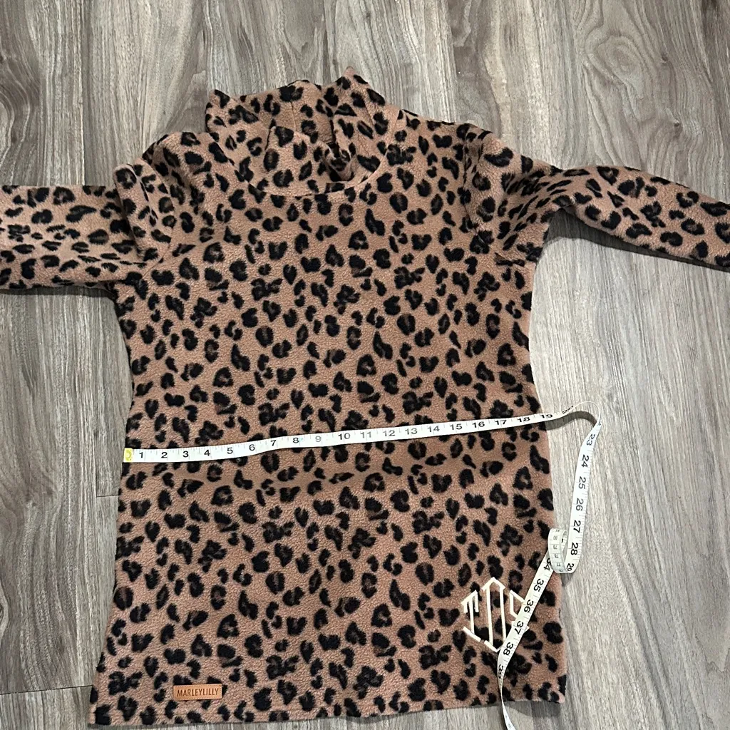 Elegant Leopard Print Cowl Neck Blouse - Image 12