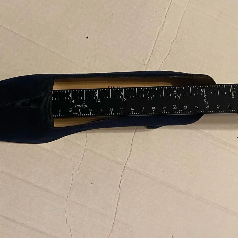 SALVATORE FERRAGAMO Women’s Black Suede Square Toe Heels Size 6.5 2A 2” Heel - Image 6