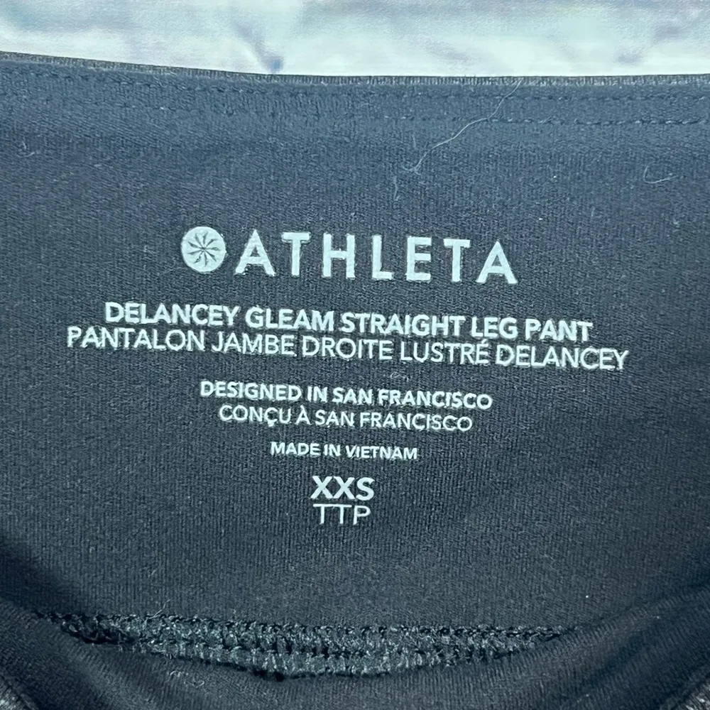 Athleta Delaney Gleam Straight Leg Pant, XXS - Image 3