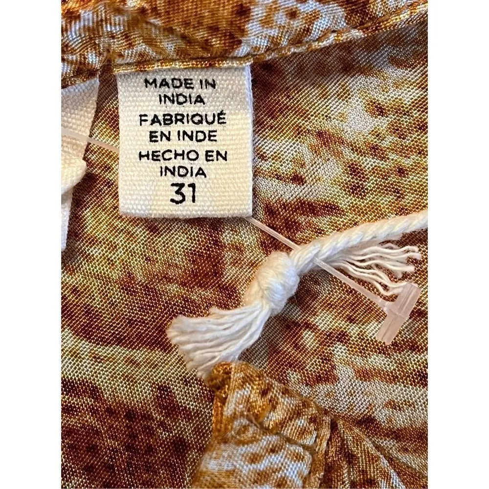 Billabong x Sincerely Jules Womens Mini Skirt Sz 31 Short & Free Snakeskin print - Image 6