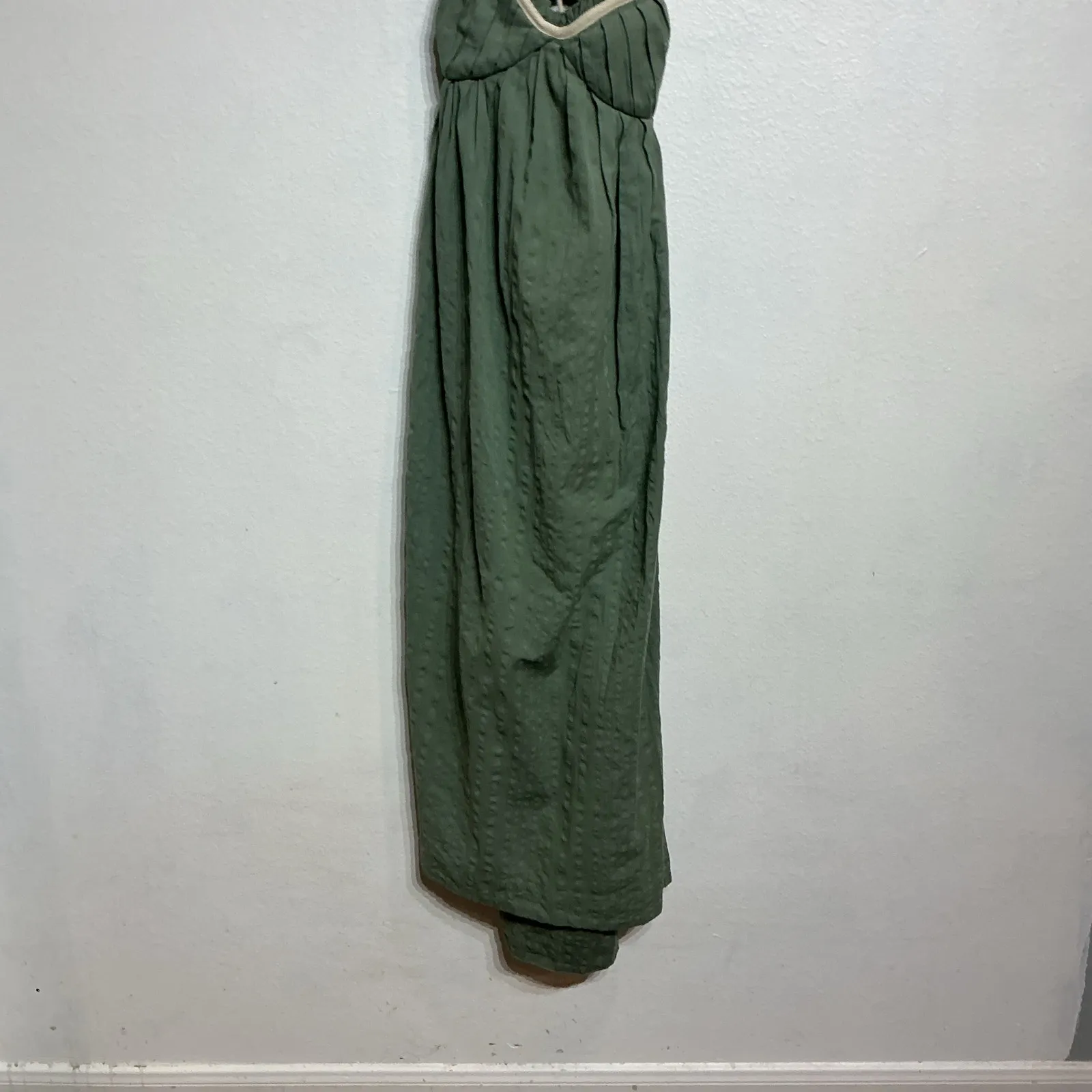 Free People Free-est Poppy Midi Dress Ruffle Sweetheart Garden Party Sz S - Image 4