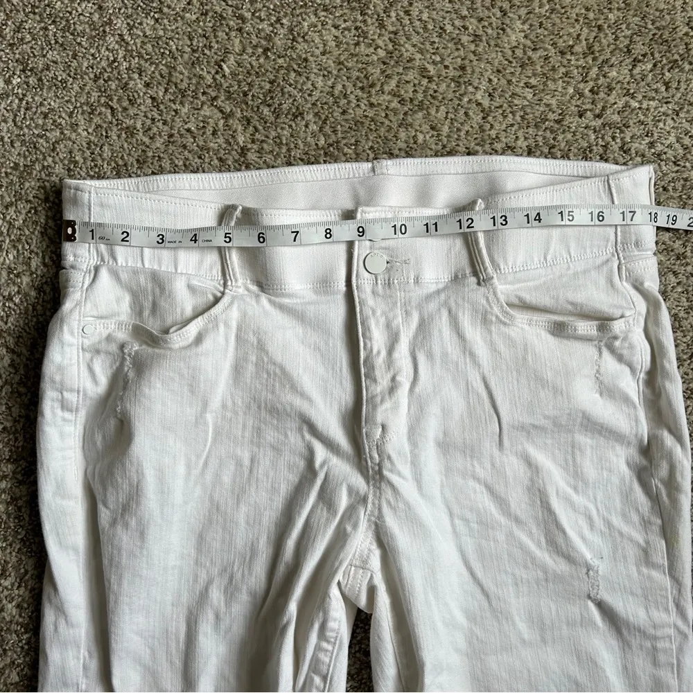 Apt. 9 White Ankle Pants Casual Summer Neutral 16 - Image 7