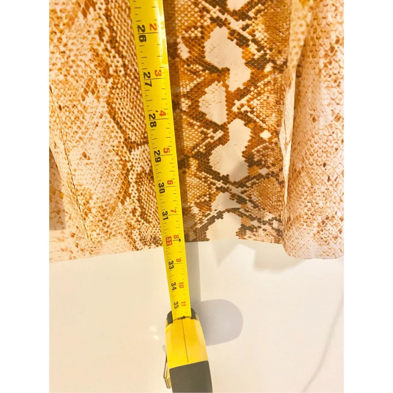 Lysse Animal Print Sleeveless Long button down shirt Sz M - Image 8