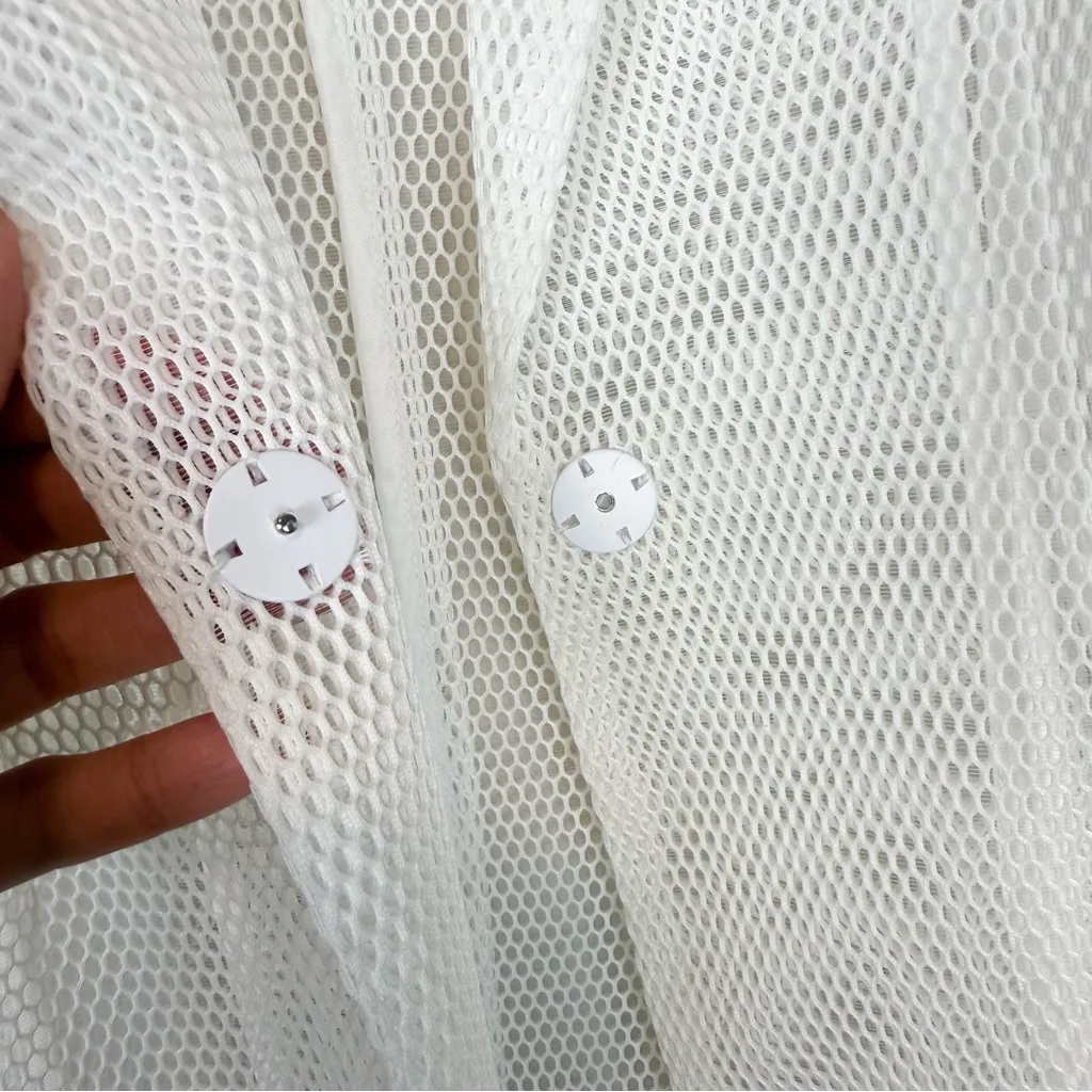 Franne‎ Golde White Mesh Blazer Size Medium - Image 6