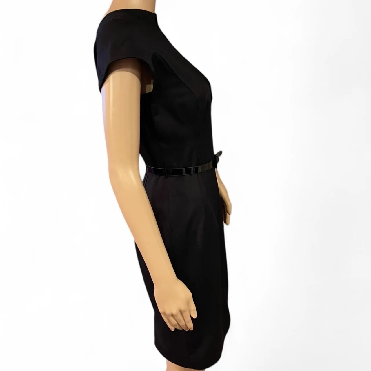 NWT! Byron Lars Beauty Mark Black Sheath Dress Size 2 - Image 5