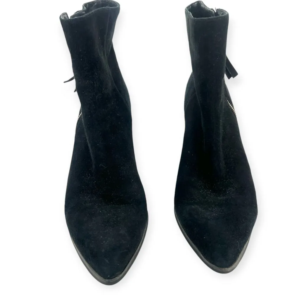 MICHAEL Michael Kors | 9 |Women's Dawson Leather Pointed Toe Ankle Bootie Boots - Image 2