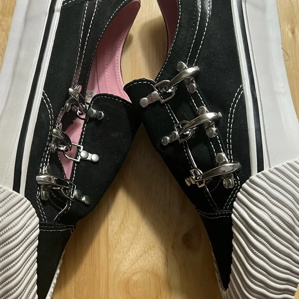 Vans Premium Black Old Skool Wrap Karina Rozunko Size 9 - Image 3