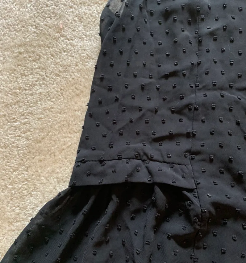 J. Crew Peplum Polka-Dot Mesh Tank - Image 3