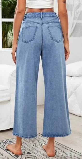SheIn Wide Leg Denim Jeans  - Image 4