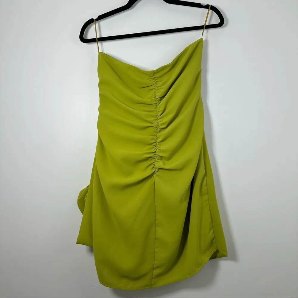 Lena x Revolve Women’s Green Strapless Mini Dress Size L Size L - Image 2