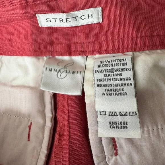 Emma James Citrus Splashed Polished Casual‎ Cropped Pants Size 10 NWT - Image 6