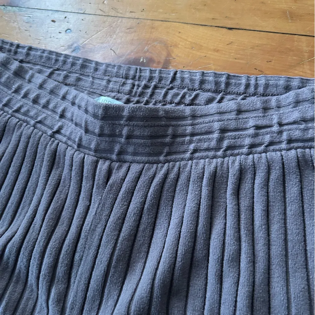 Z supply Brown  Ribbed Wide-Leg Pants soft large lounge pajama - Image 3