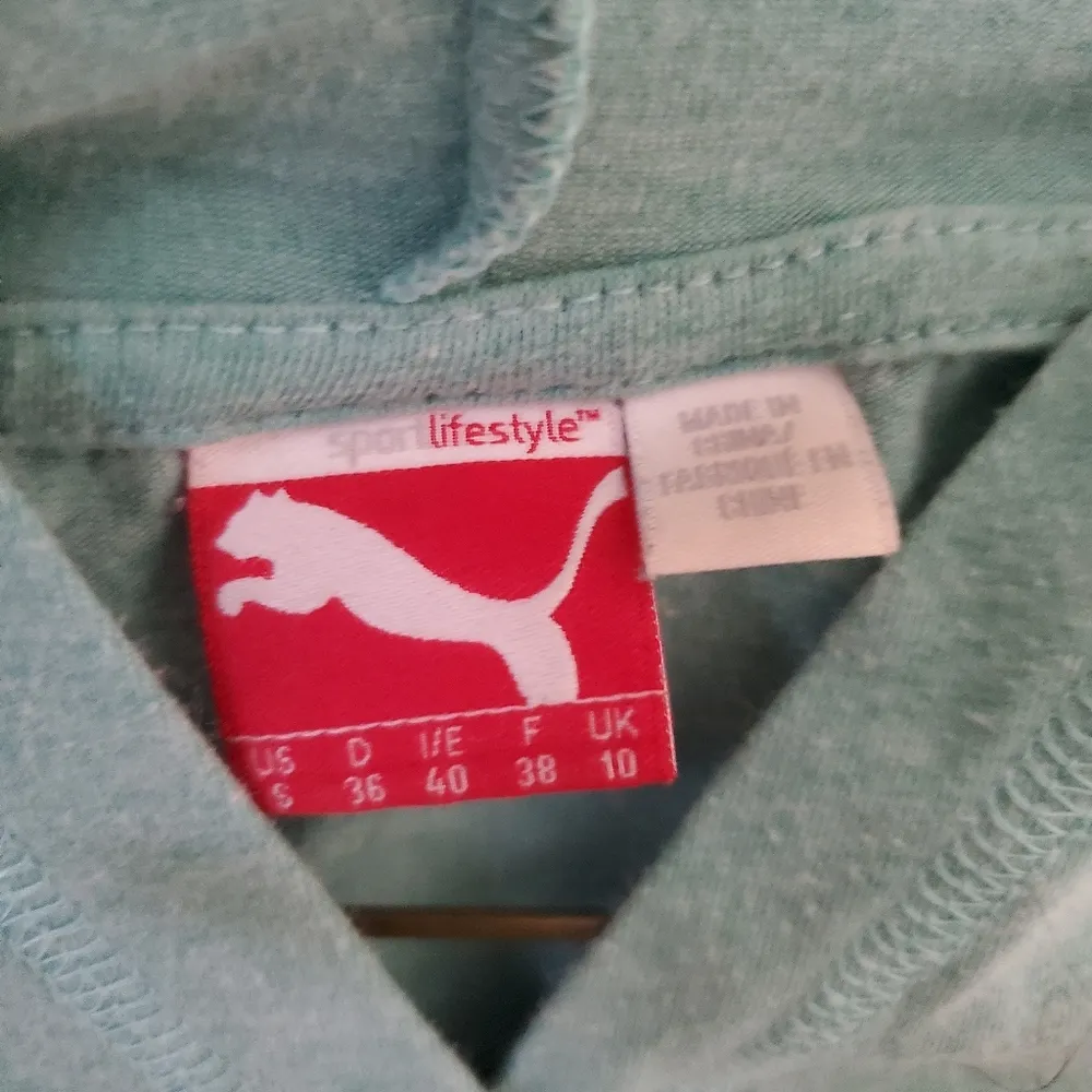 Puma Mint Green Super Soft Women's Hoodie - Image 5