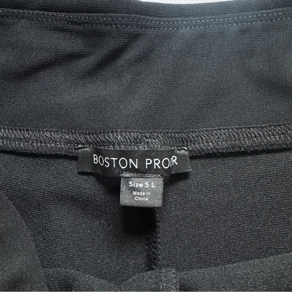 Boston Proper Black Beyond Travel High Rise Pant Size Small Long NWT - Image 4