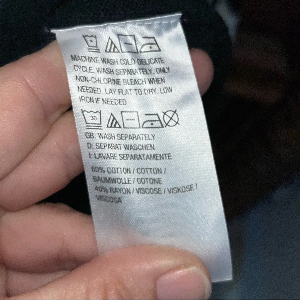 Belle by Kim Gravel Women’s Animal Color Block Sweater 28” P2P Black Size 3X - Image 5