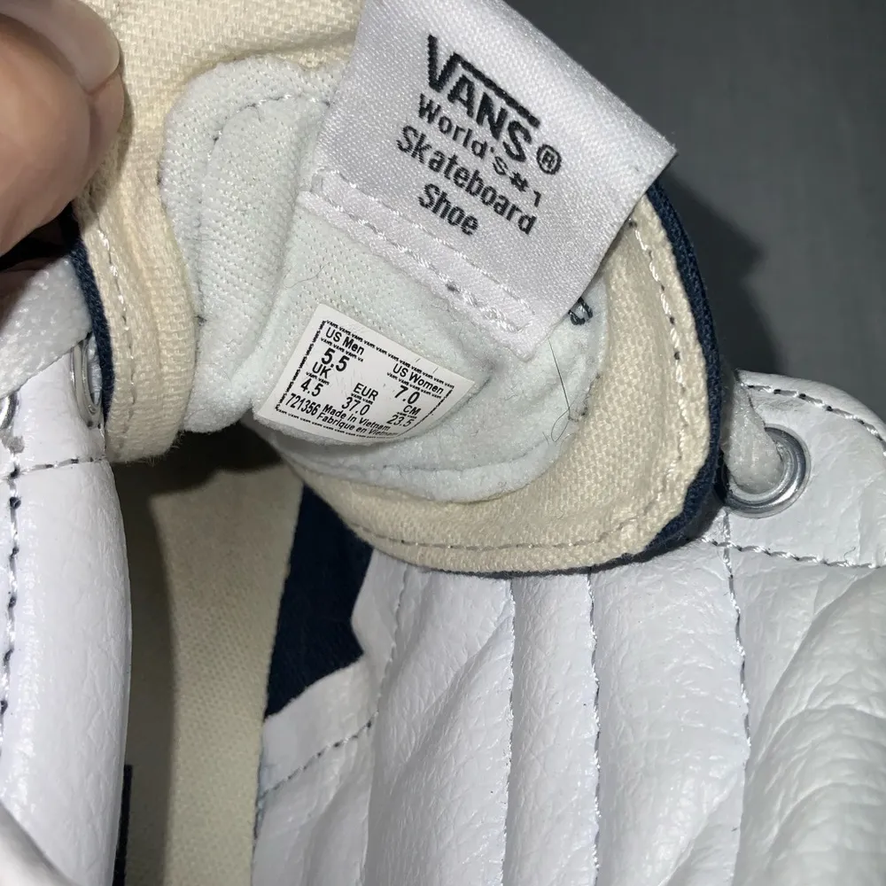 Vans Sk8-Hi Tapered High Top Canvas Shoe~Navy Blue~Unisex~Women’s 7, Men’s 5.5 - Image 11