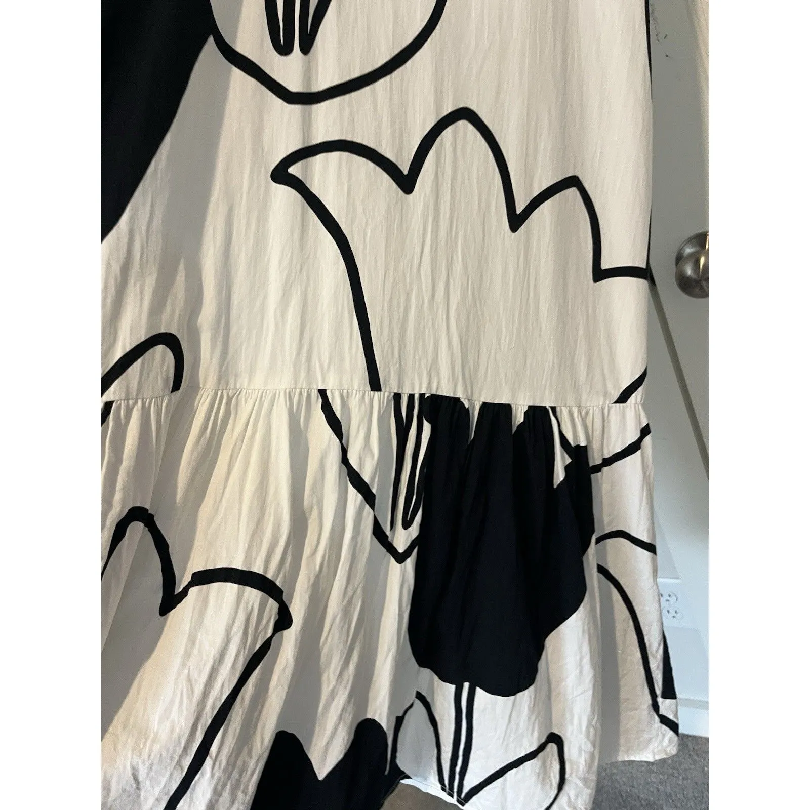 ANTHROPOLOGIE ZOLA PRINTED RUFFLE HALTER MIDI DRESS by COREY LYNN CALTER XS - Image 9