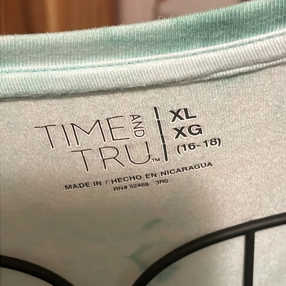 👑👑👑3 For 12$👑👑👑Green Tye Dye Tshirt Green Size XL - Image 7