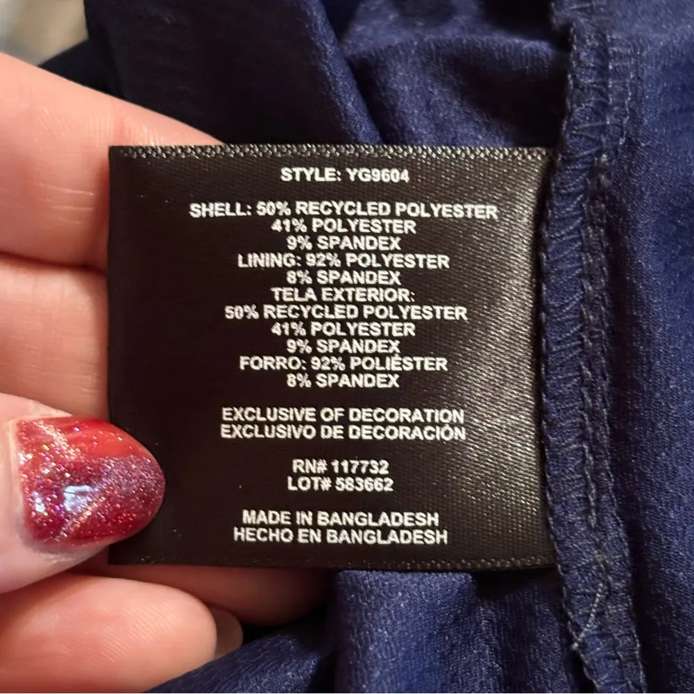 Gerry Weber Blue Tan Skater Skorts Tie Front Resort Size M - Image 11