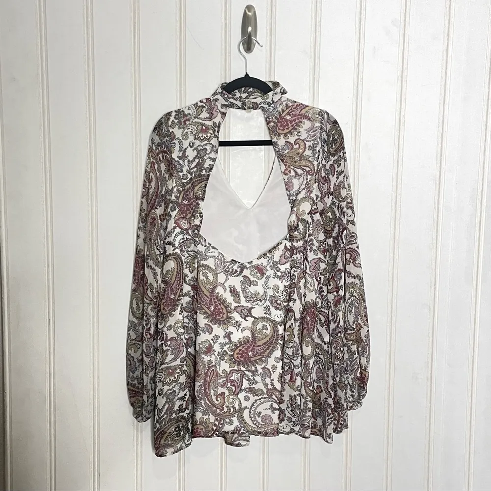 Show Me Your Mumu XS Josephine Bell Dress Paisley Groovy Mini Open Back 768 - Image 10