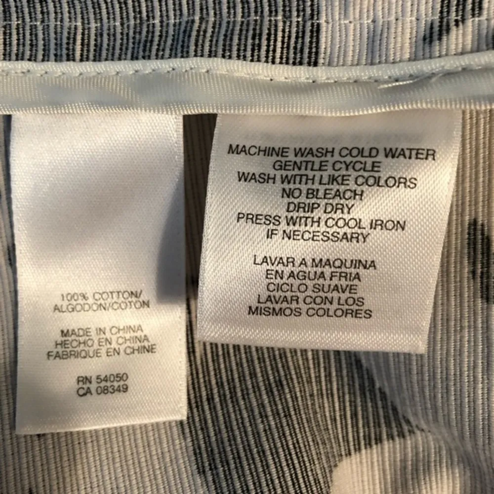 Jones New York Jacket Denim Floral Black White SP Lunch Brunch Date Office Chic - Image 16