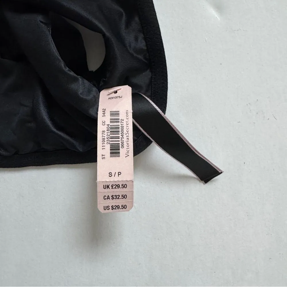 Victoria’s Secret Black Satin Intimate Top Size Small NWT - Image 7