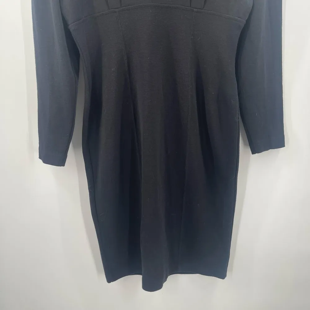 OUTLANDER Dress Size Large Wool Blend Vintage Sweater Long Sleeve Minimalist - Image 6