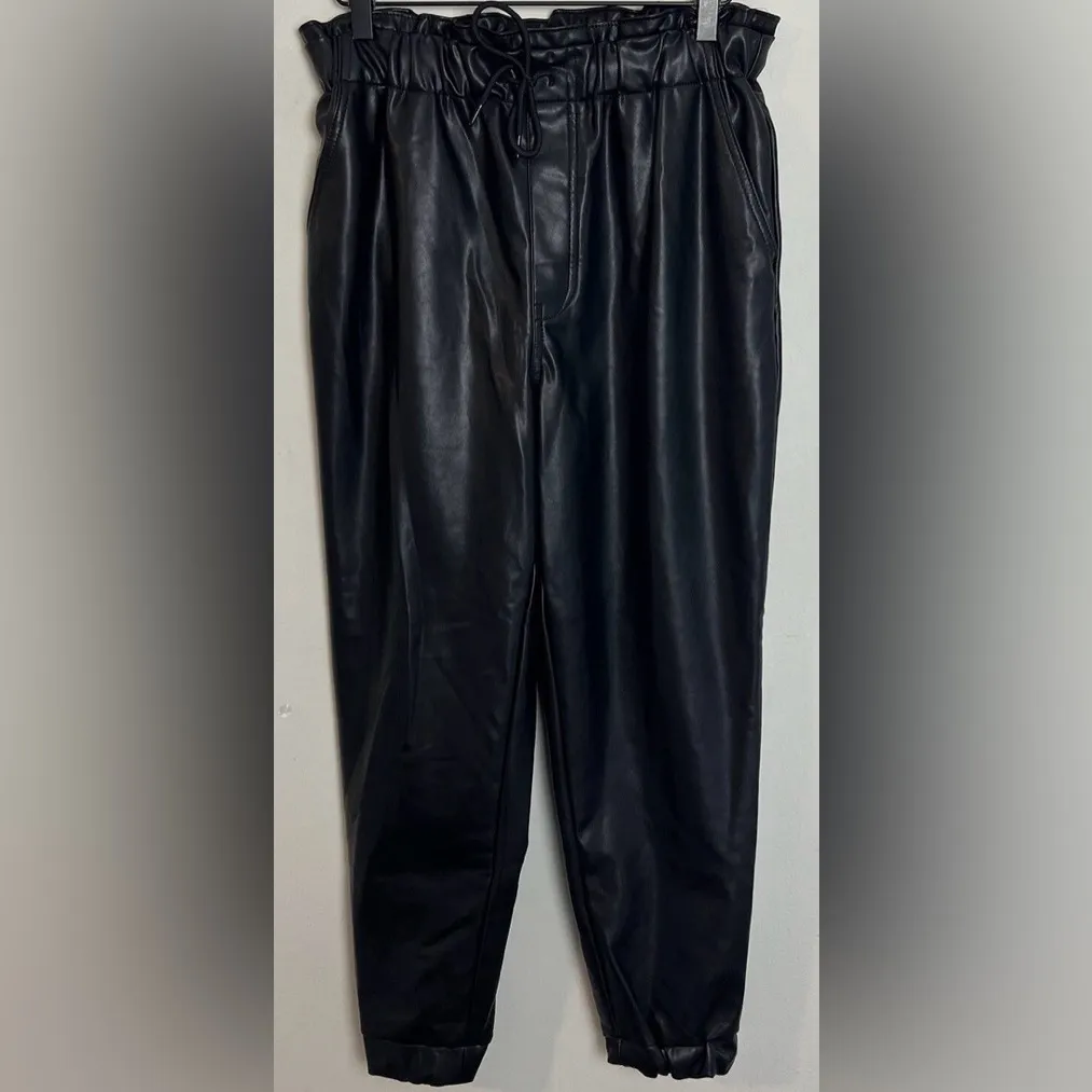 Abercrombie And Fitch Vegan Leather Jogger - Image 2