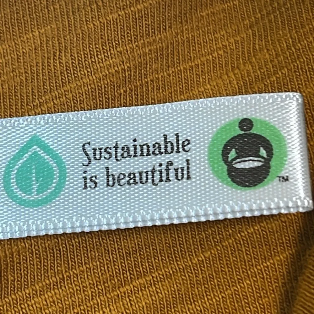 Aventura Orange Embroidered L/S Organic Cotton Blend Size XL EUC #0563 - Image 10