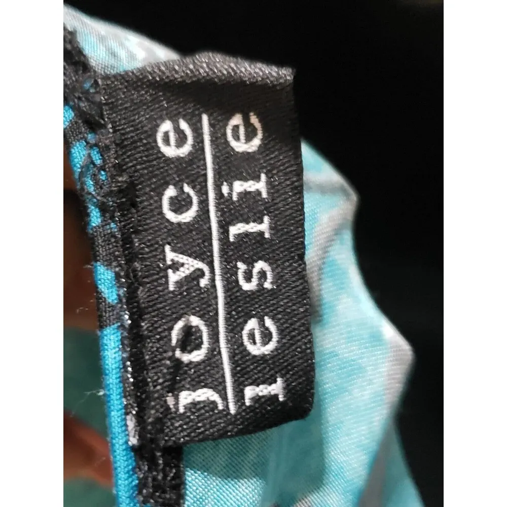 Joyce Leslie Geo Print V Neck Sleeveless Fit & Flare Knee Length Dress Small - Image 6