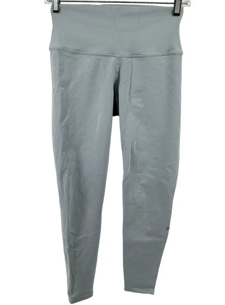 Alo Yoga Airlife Leggings Compression Sheen High Waisted Yoga Cosmic Gray Small - Image 2