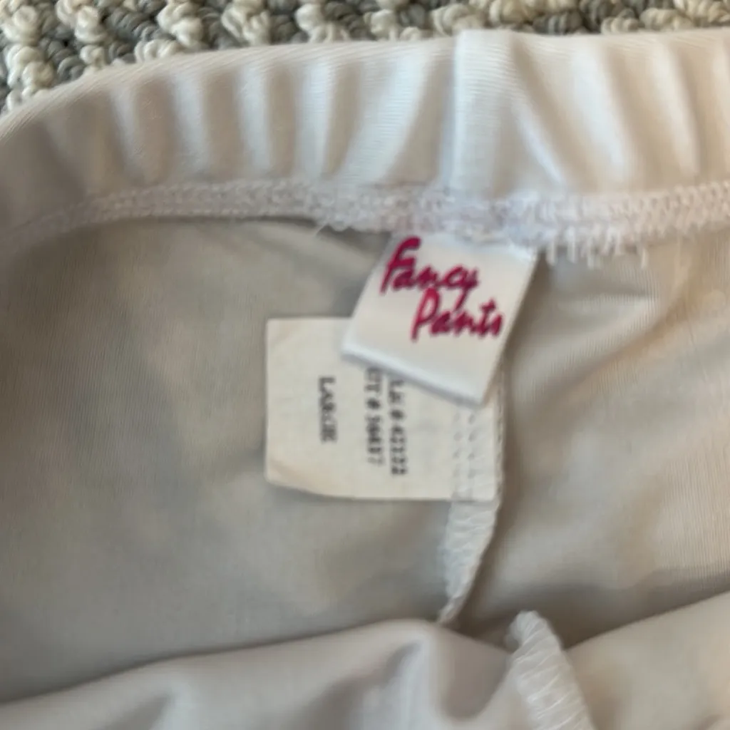 FancyPants bike shorts size L. Tennis ball pocket. Pickle ball White Size L - Image 3