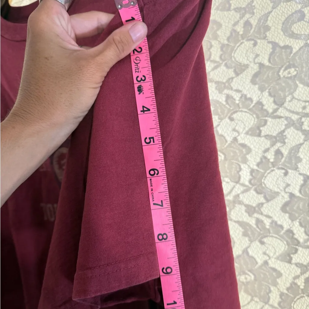 Grateful Dead Liquid Blue unisex Burgundy Tour Alumni Tee XL like new - Image 7