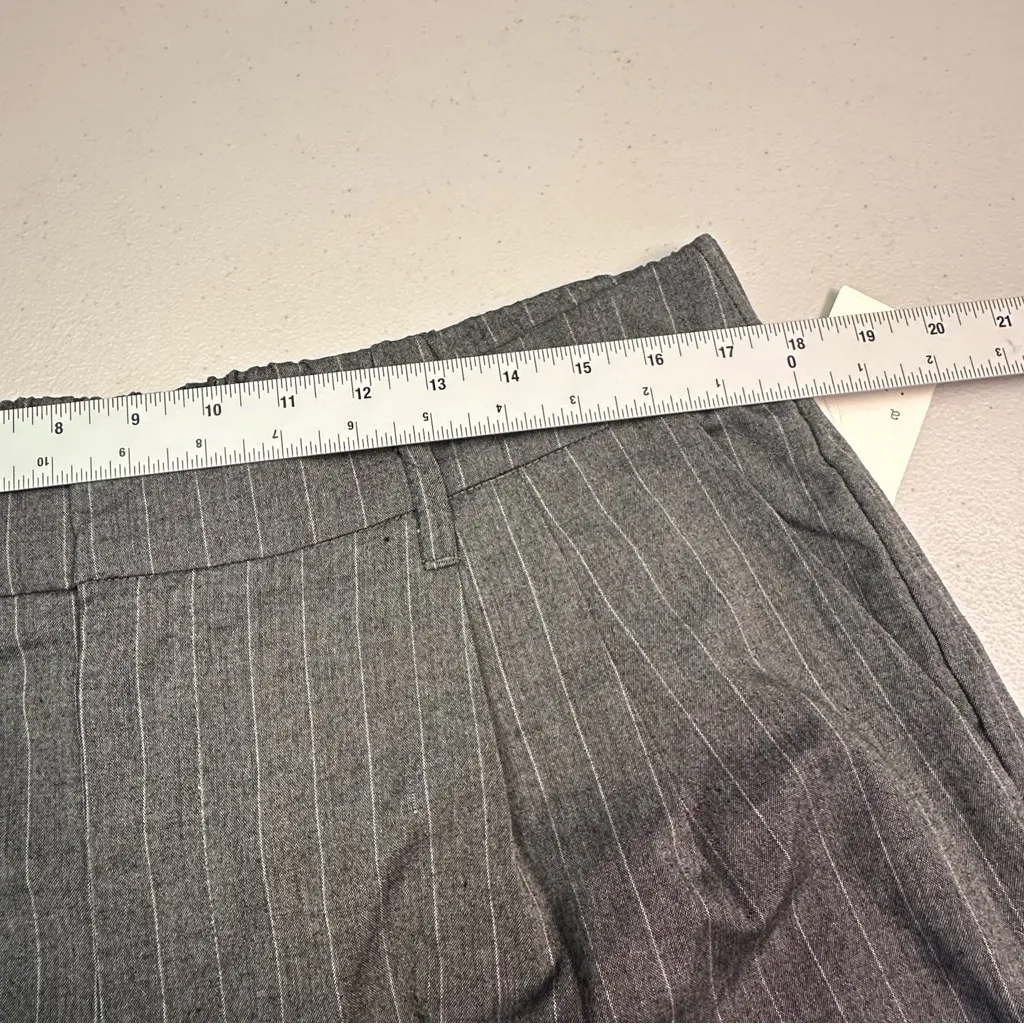 a new day Women's Gray Pinstripe Trousers - Image 4