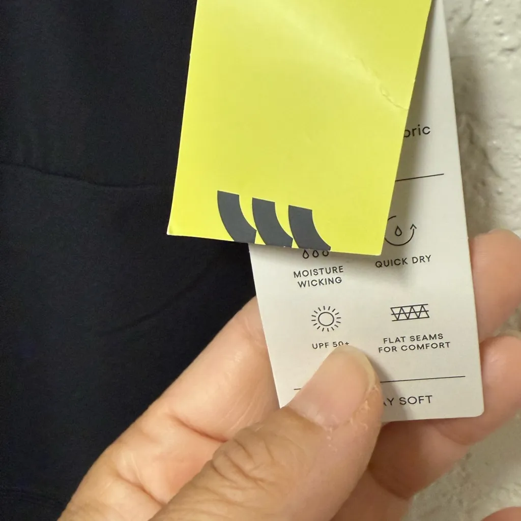 NWT ALL IN MOTION Black Athletic Jumpsuit Size Medium Petite - Image 9