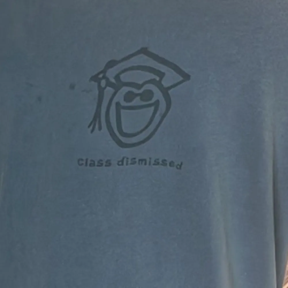 Life is Good Tee Graduate Short Sleeve Shirt Blue Cotton Womens Men Small - Image 7