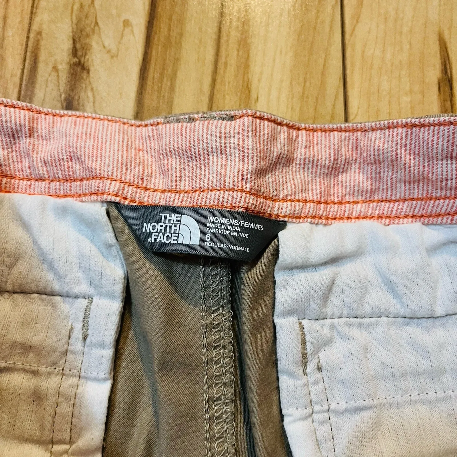 The North Face Womens Brown Shorts Stretch Chino Bermuda Length Sz 6 Outdoor - Image 2
