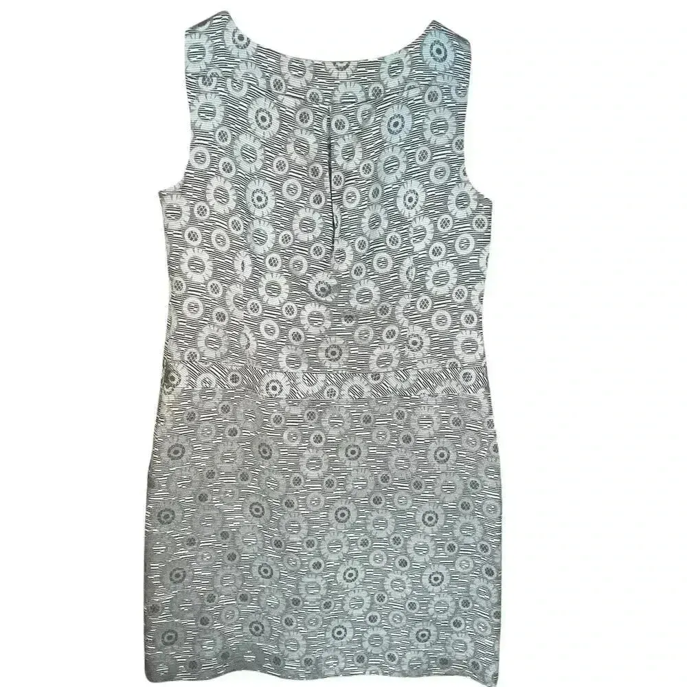 Classiques Entier Jacquard Circle Print Dress Retro A-Line Sleeveless Dress L‎ - Image 2