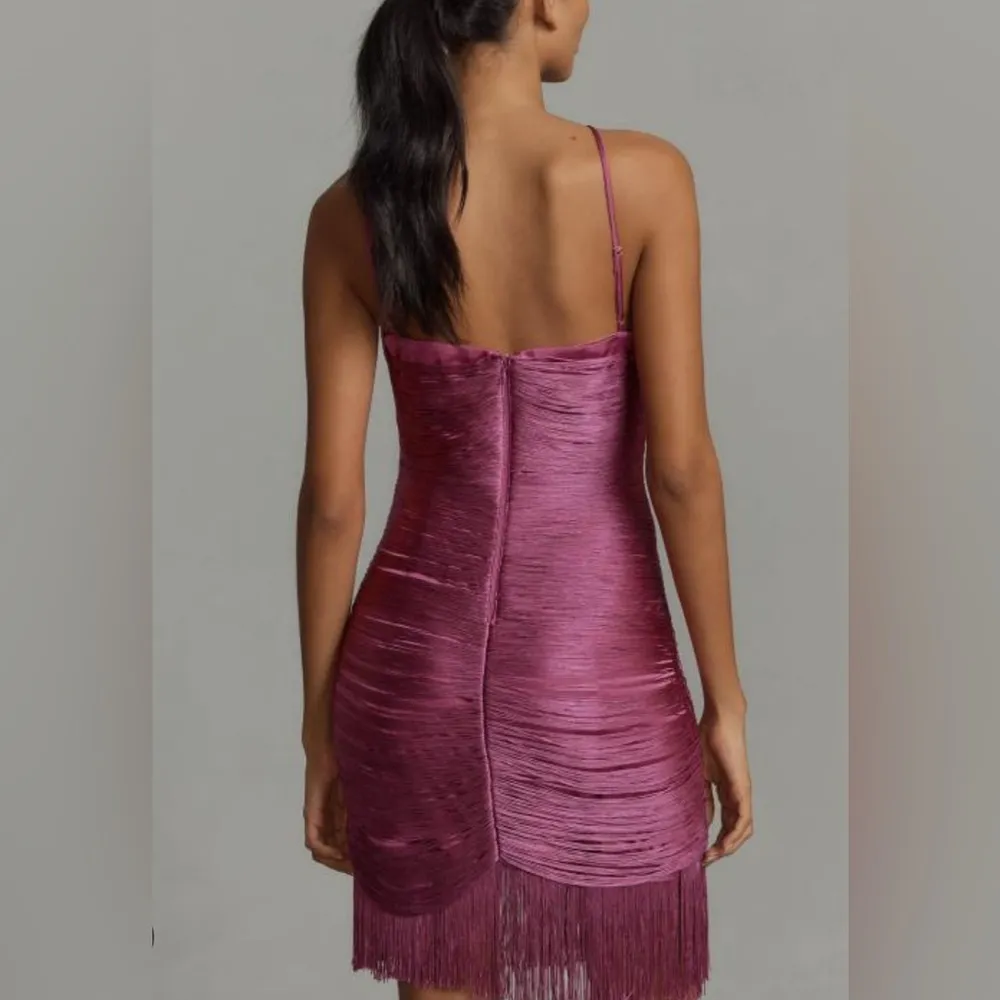 NWT saylor Vianne fringe mini cocktail dress - Image 2