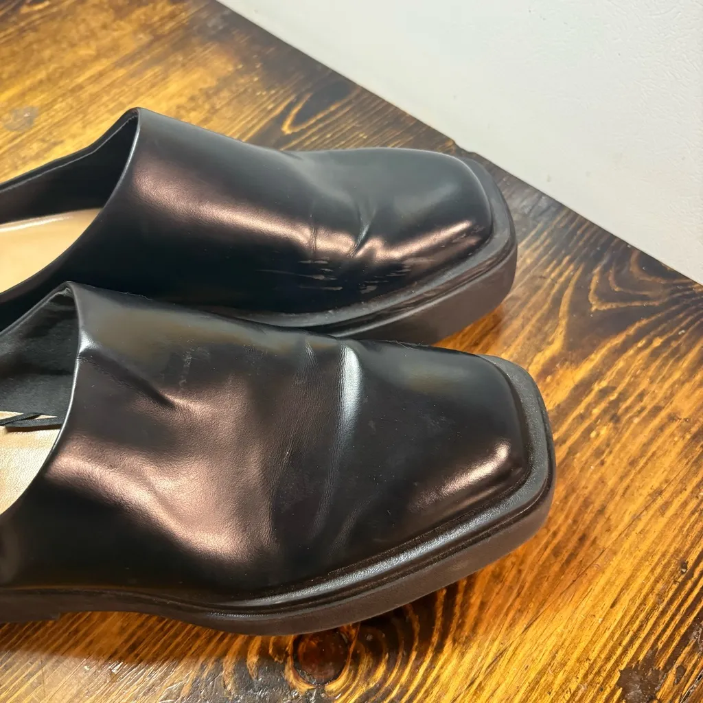 H&M‎ Black Platform Mules Size 41 (10) - Image 4