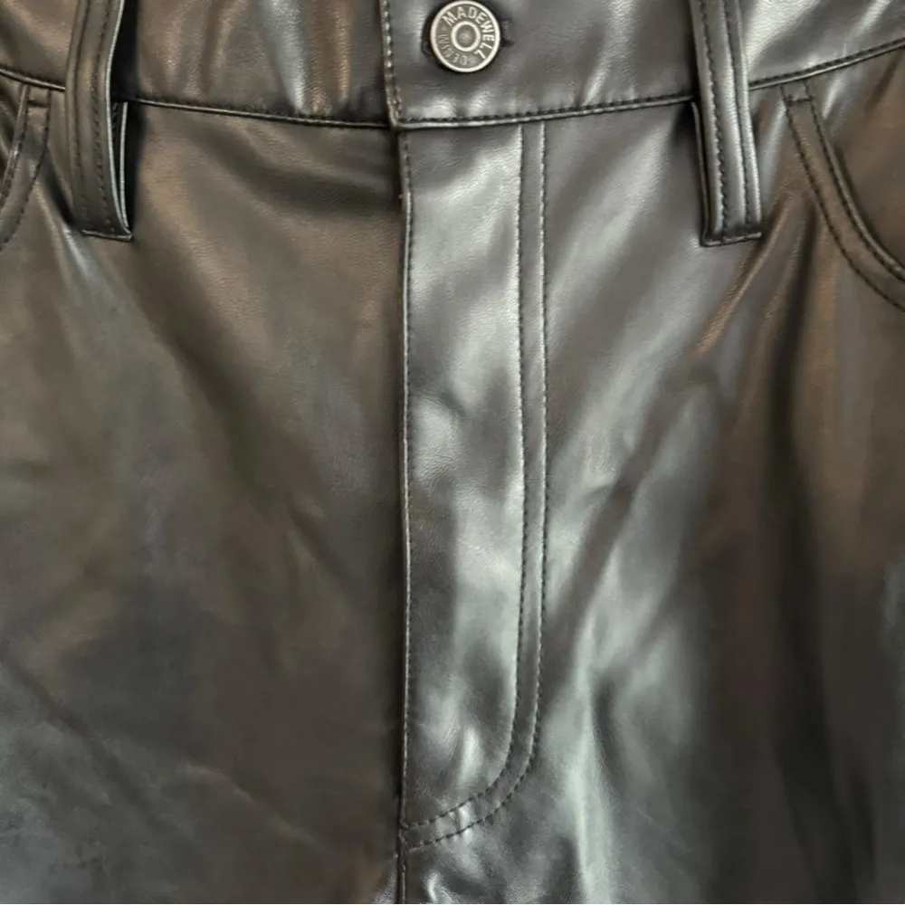 Madewell The Perfect Vintage Straight Faux Leather Edition‎ 31 Black - Image 5