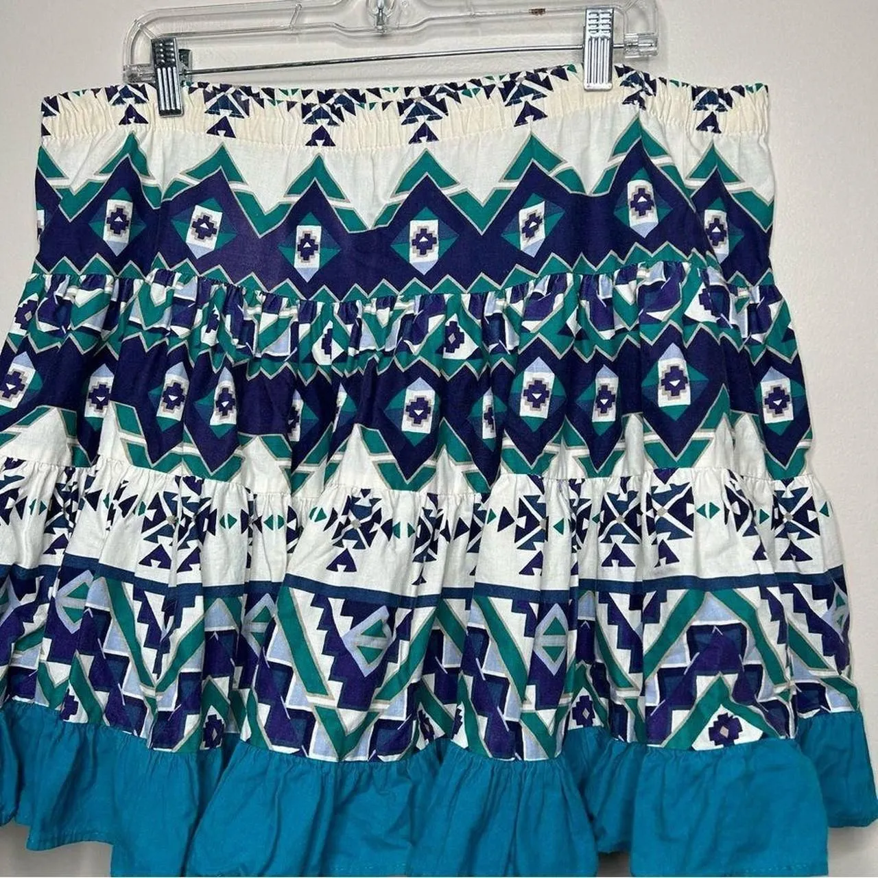 Vintage 1980s 80s 90s 1990 western style circle skirt large brand Roughride - Image 5