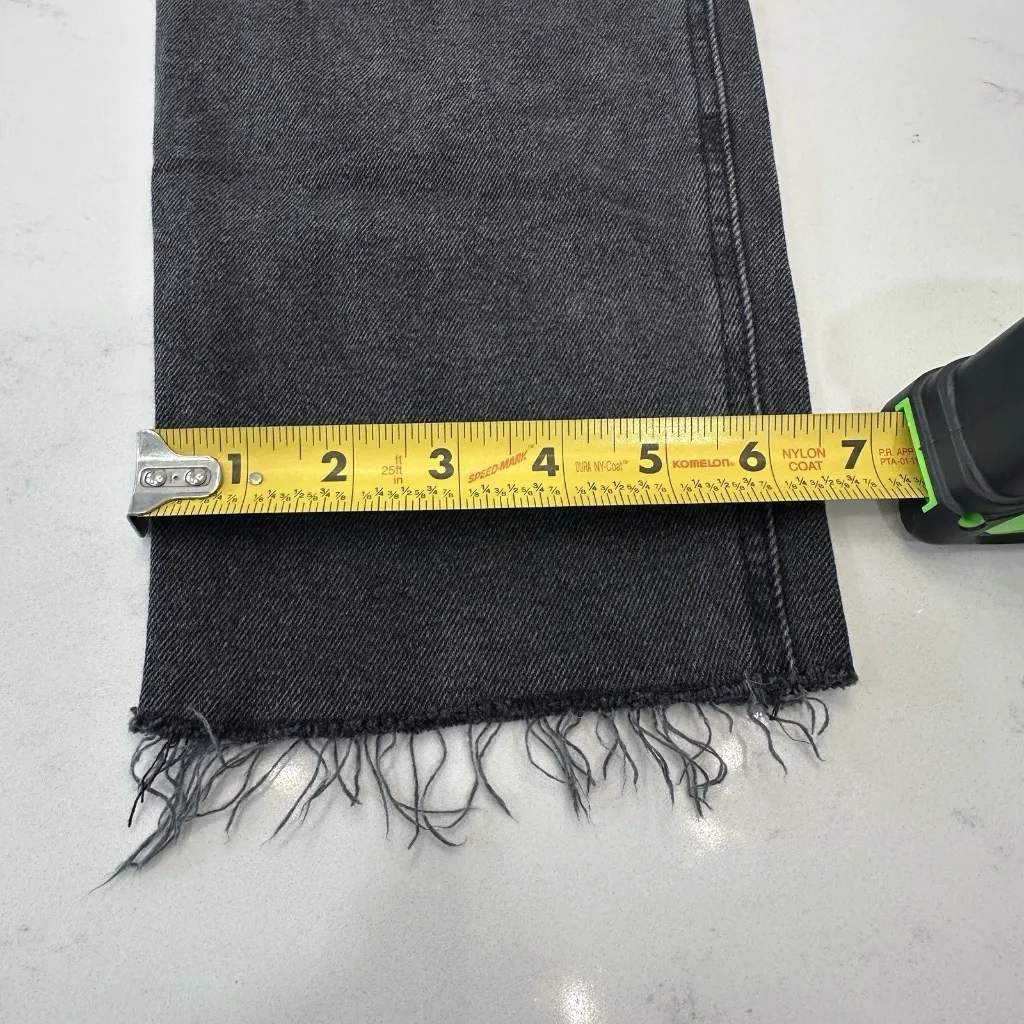 Hollister Jeans Womens 3S 26x25 Black Ultra High-Rise Mom Jean Vintage Stretch - Image 7