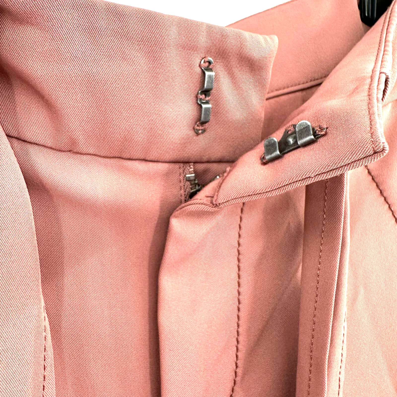 BDG size 0‎ pink pants hook zip and tie closure with pockets slacks work pants - Image 4