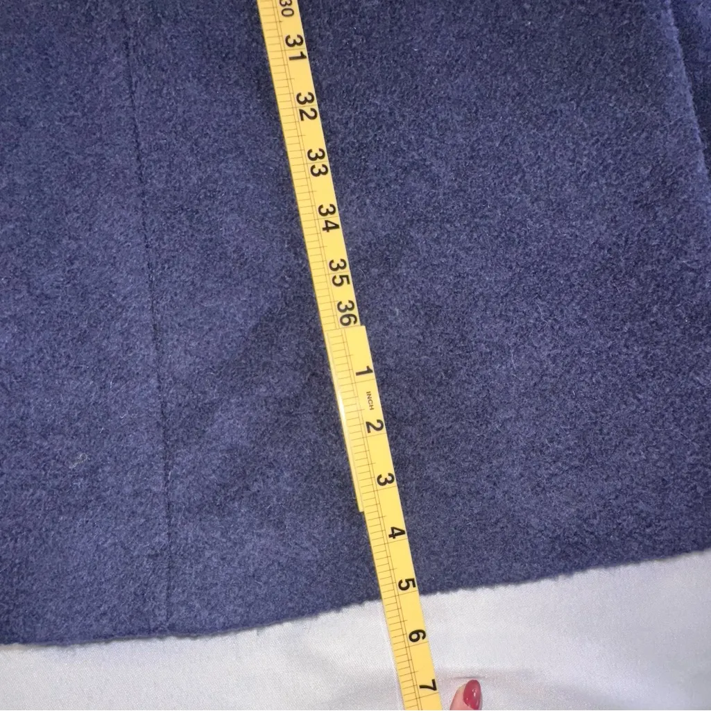 Ivanka Trump Boucle Collar Bejeweled Button Wool Blend Coat Size Lg Classy Regal - Image 15