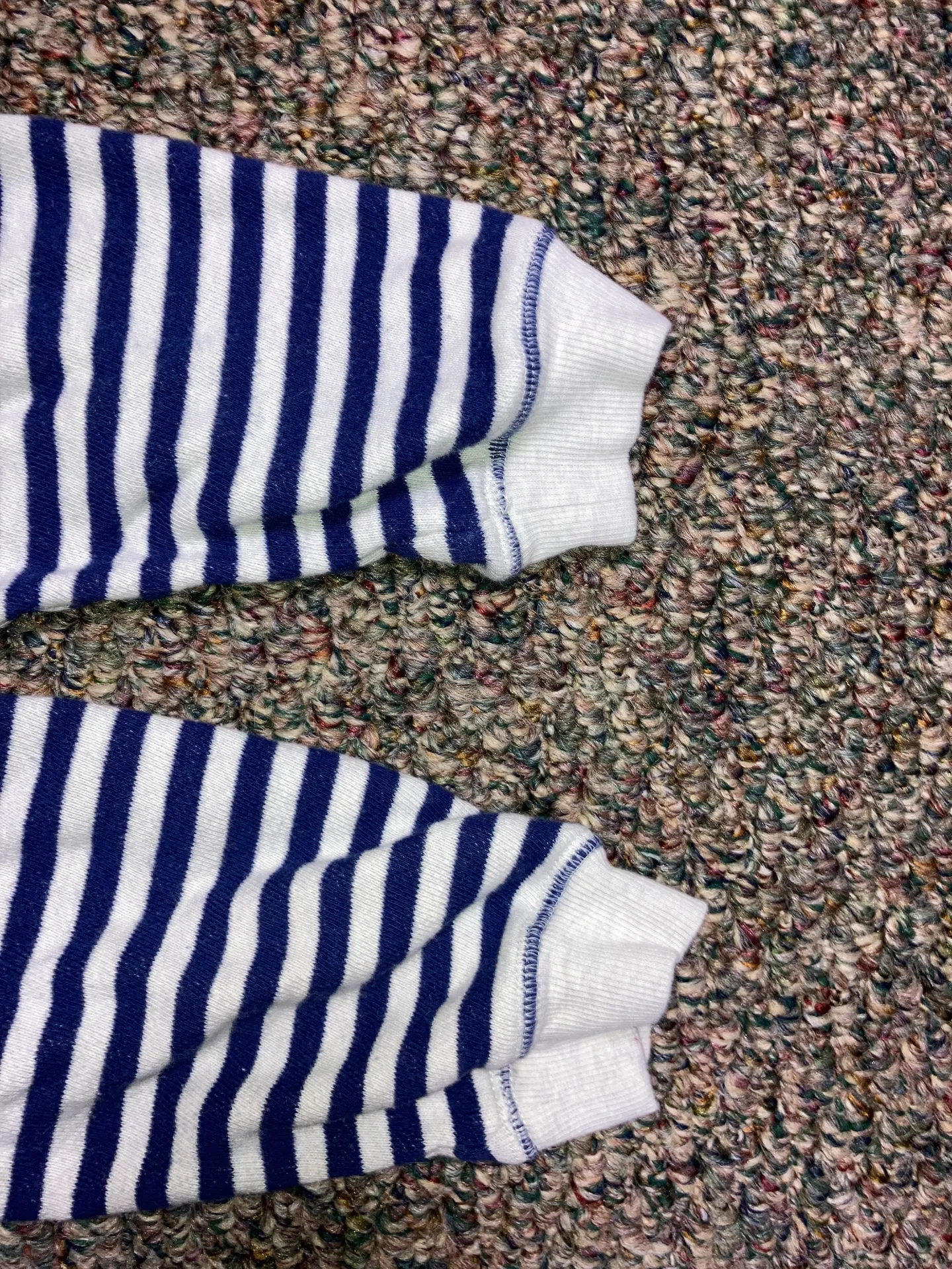 Victoria’s Secret Terry cloth Striped Crewneck Sweatshirt XS - Image 8