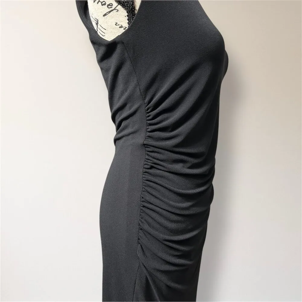 Honeylove M Black InnerPower Shaping Sleeveless Midi Dress Cocktail Party NWT Size M - Image 7